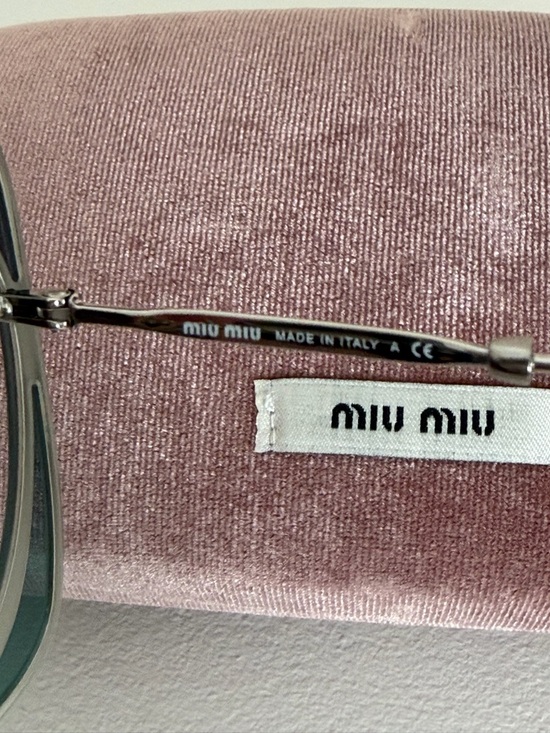 Miu Miu Women\'s Gradient Blue Cut Out Sunglasses SMU54S main image 5